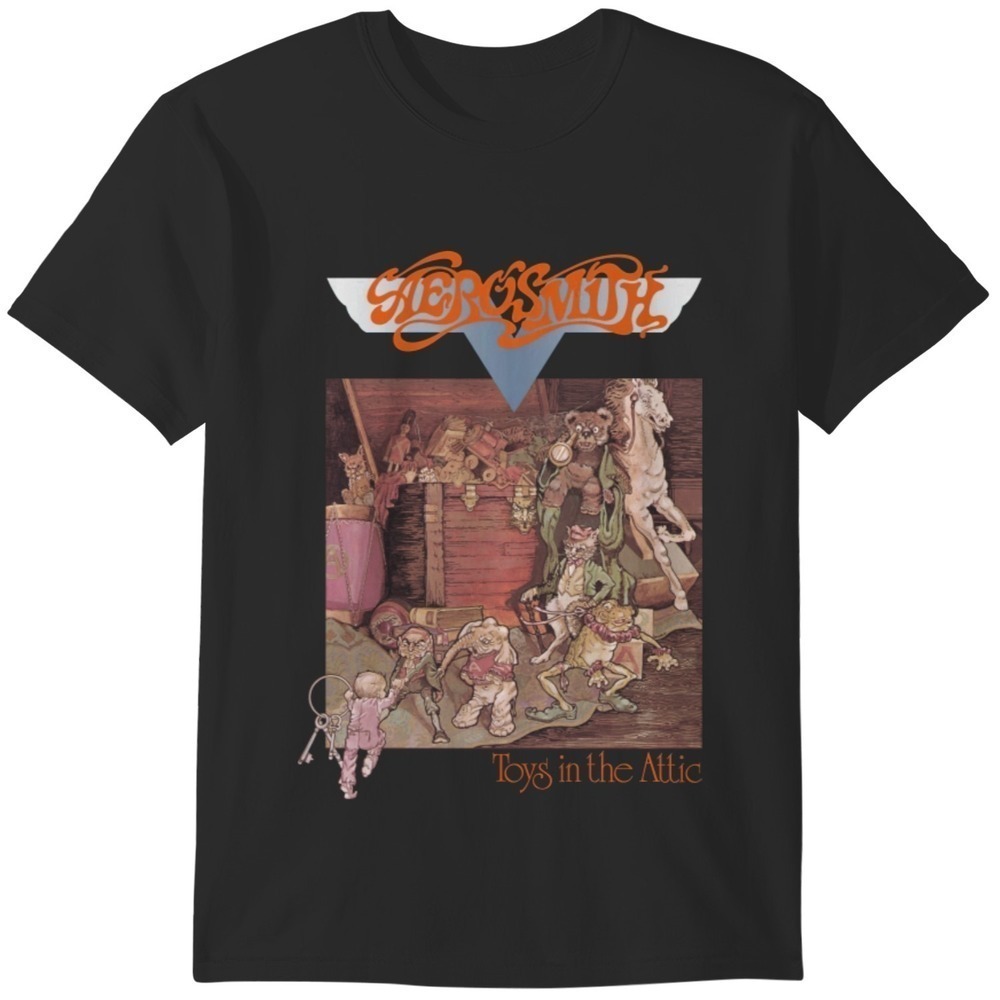Aerosmith Toys In The Attic Waynes World Rock Music T-Shirt